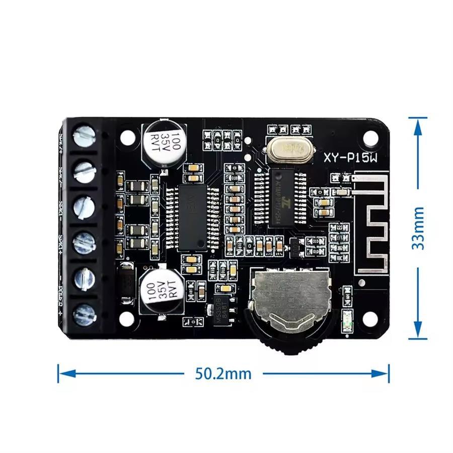 Powermaster XY-P15W Bluetooth Amfi Modülü Amplifikatör Devresi