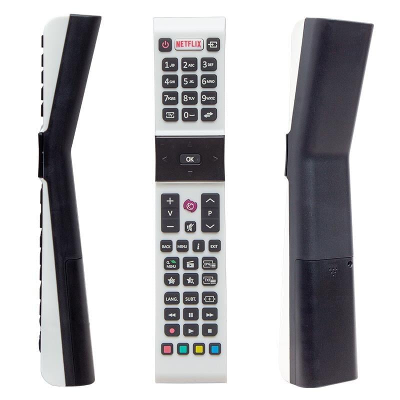 Profilo RCA49130 - Vestel Smart – Sanyo - Jvc Netflix Tuşlu Beyaz Yazısız Lcd Led Tv Kumanda