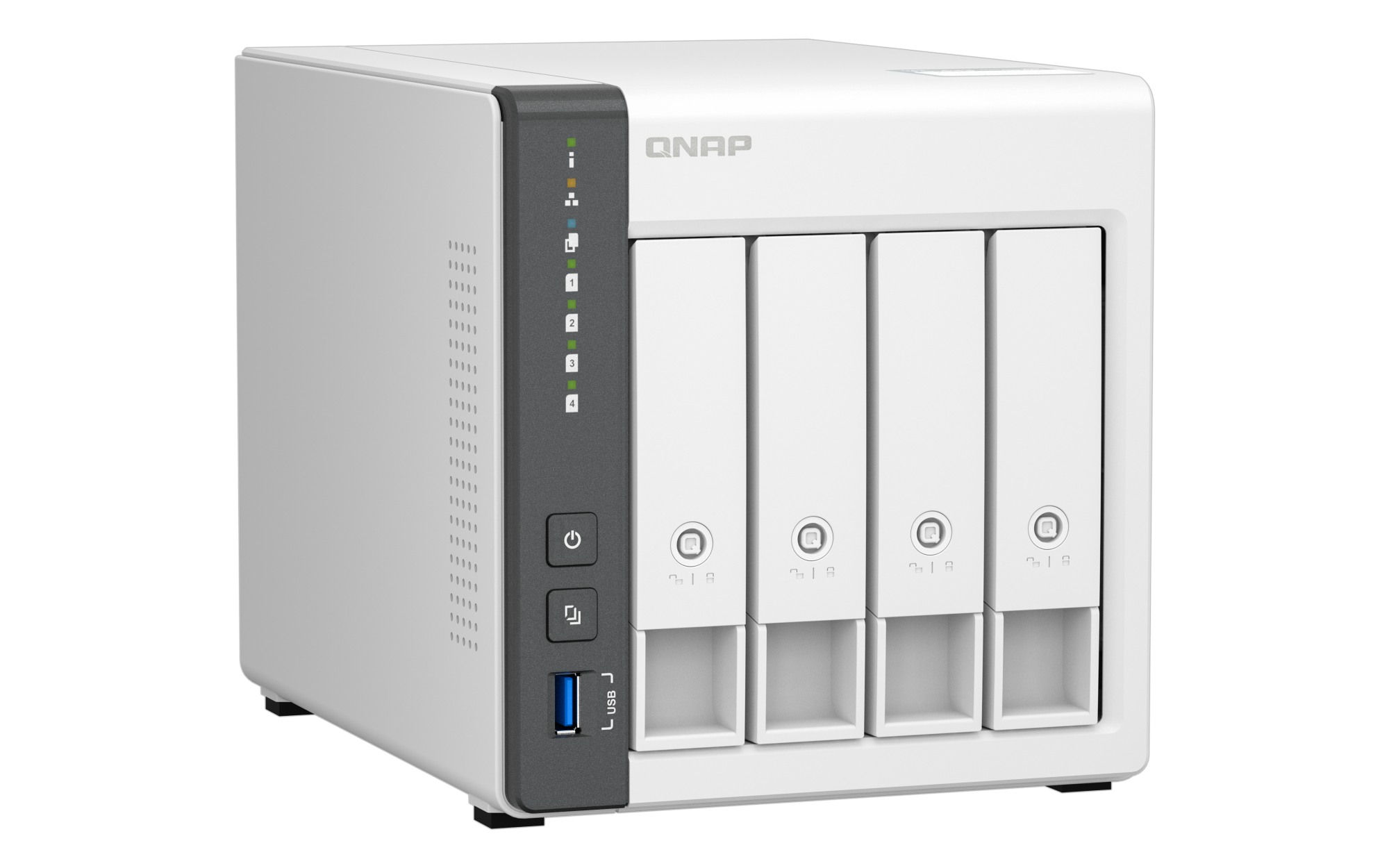 QNAP 4diskli ARM QC-4GB RAM-2.5GbE Nas Server TS-433-4G Distribütör Garantili