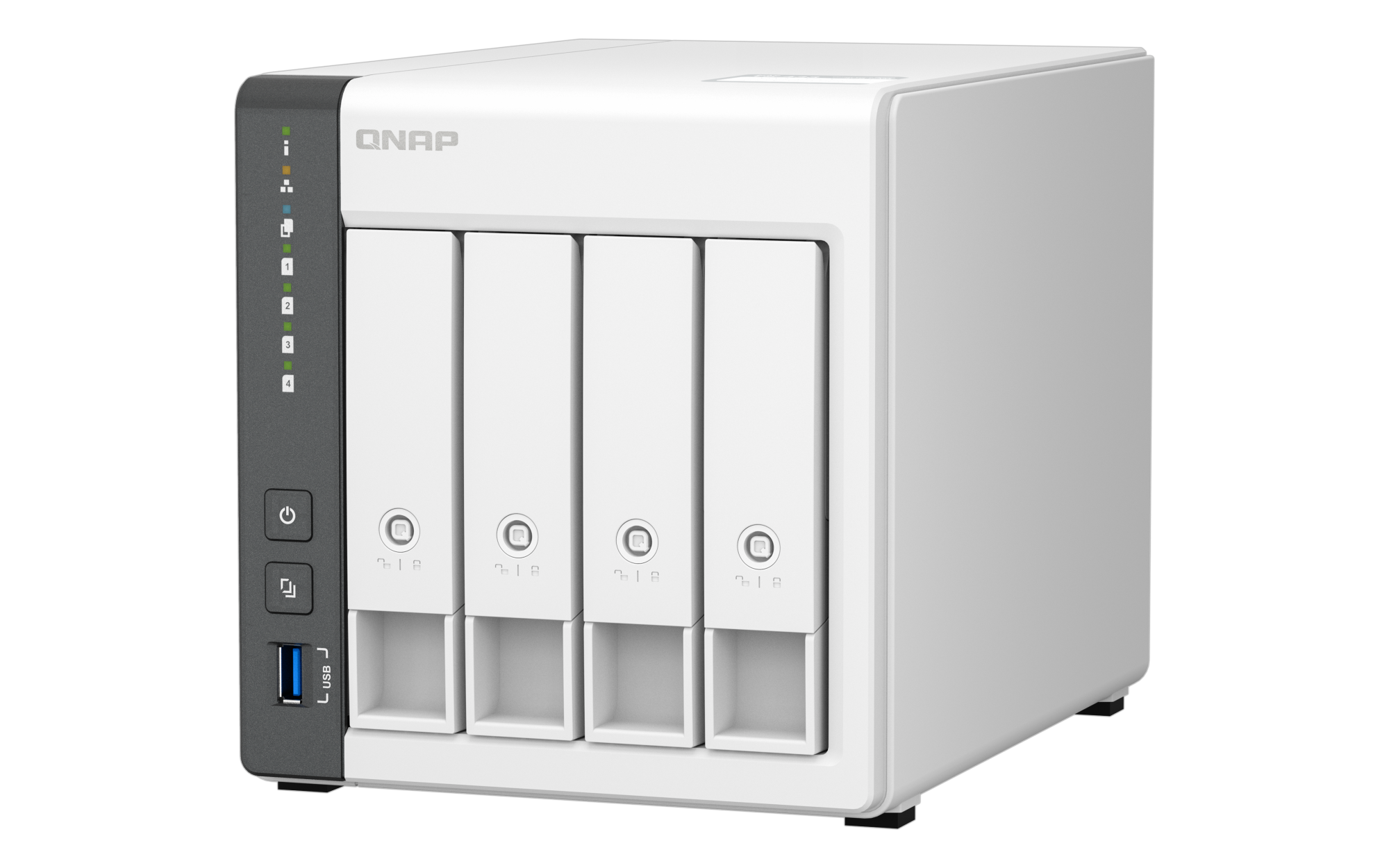 QNAP 4diskli ARM QC-4GB RAM-2.5GbE Nas Server TS-433-4G Distribütör Garantili