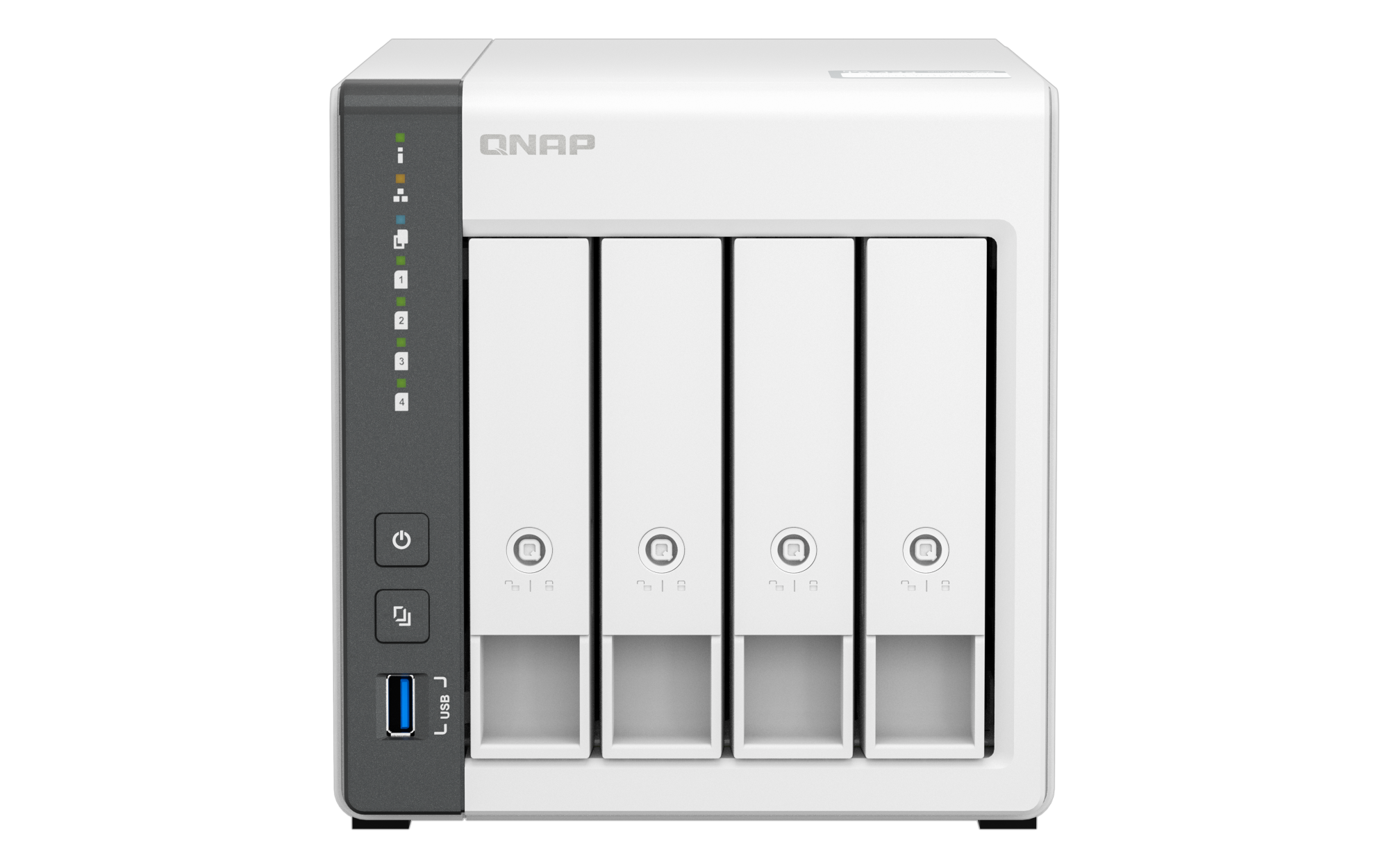 QNAP 4diskli ARM QC-4GB RAM-2.5GbE Nas Server TS-433-4G Distribütör Garantili