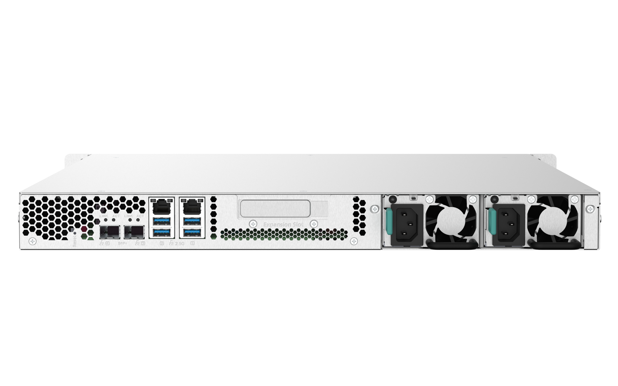 QNAP 4diskli ARM QC AL324-2GB RAM-10GbE SFP+ Rack Nas Server Redundant Power TS-432PXU-RP