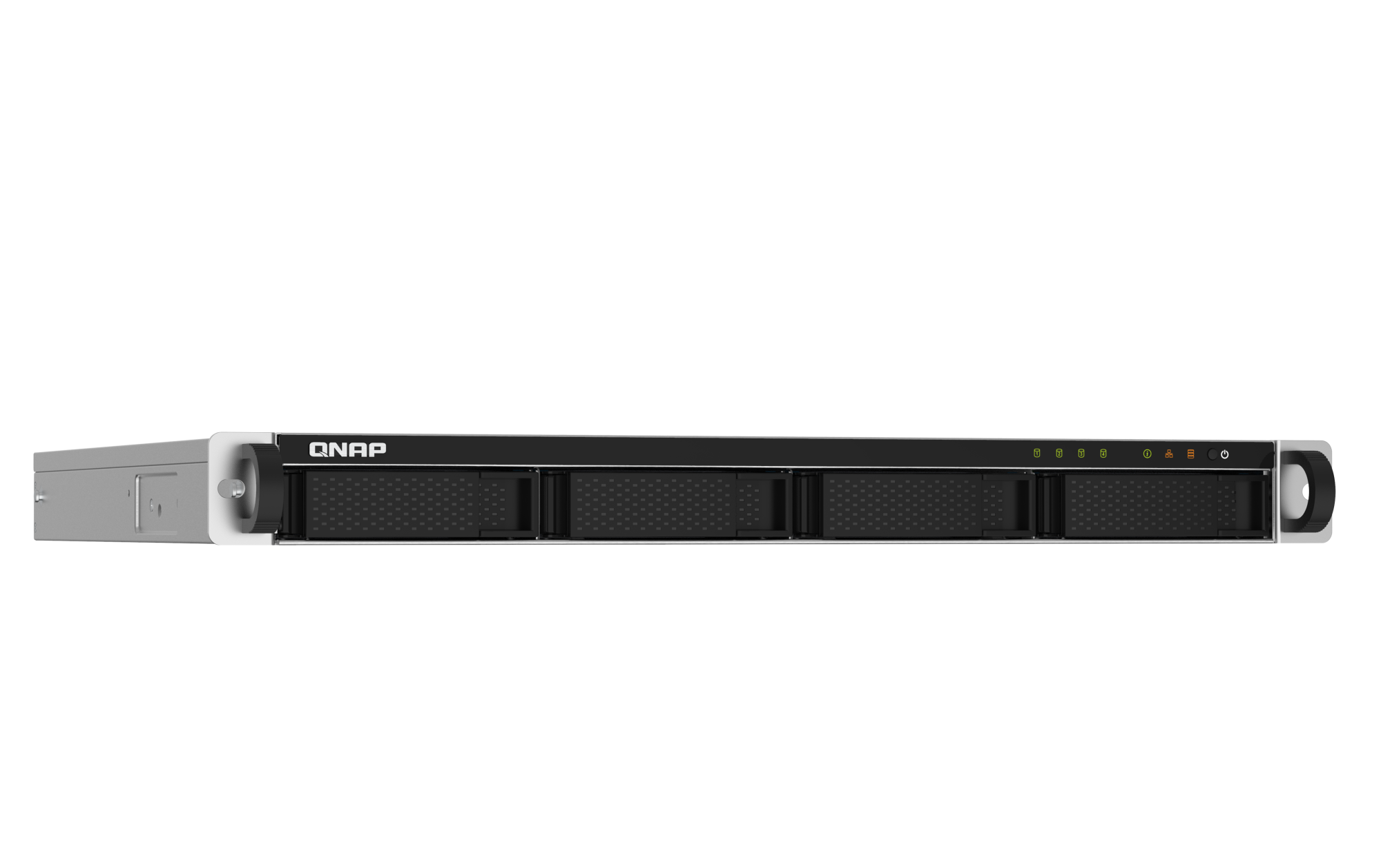 QNAP 4diskli ARM QC AL324-2GB RAM-10GbE SFP+ Rack Nas Server Redundant Power TS-432PXU-RP