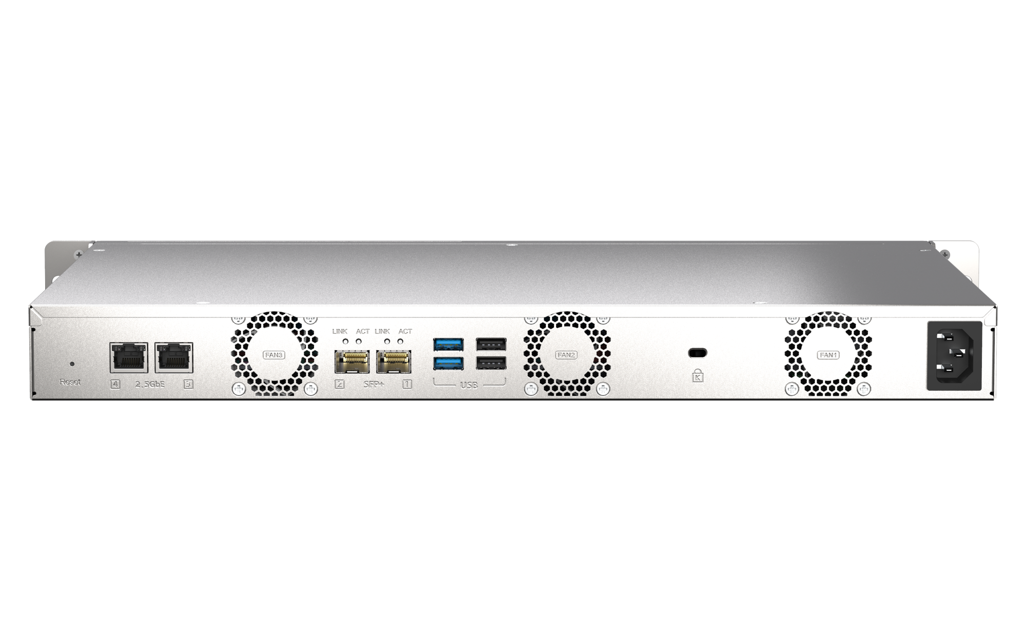 QNAP 4diskli Arm QC-4GB RAM-2-10GbE SFP+ Rack Nas Server TS-435XeU