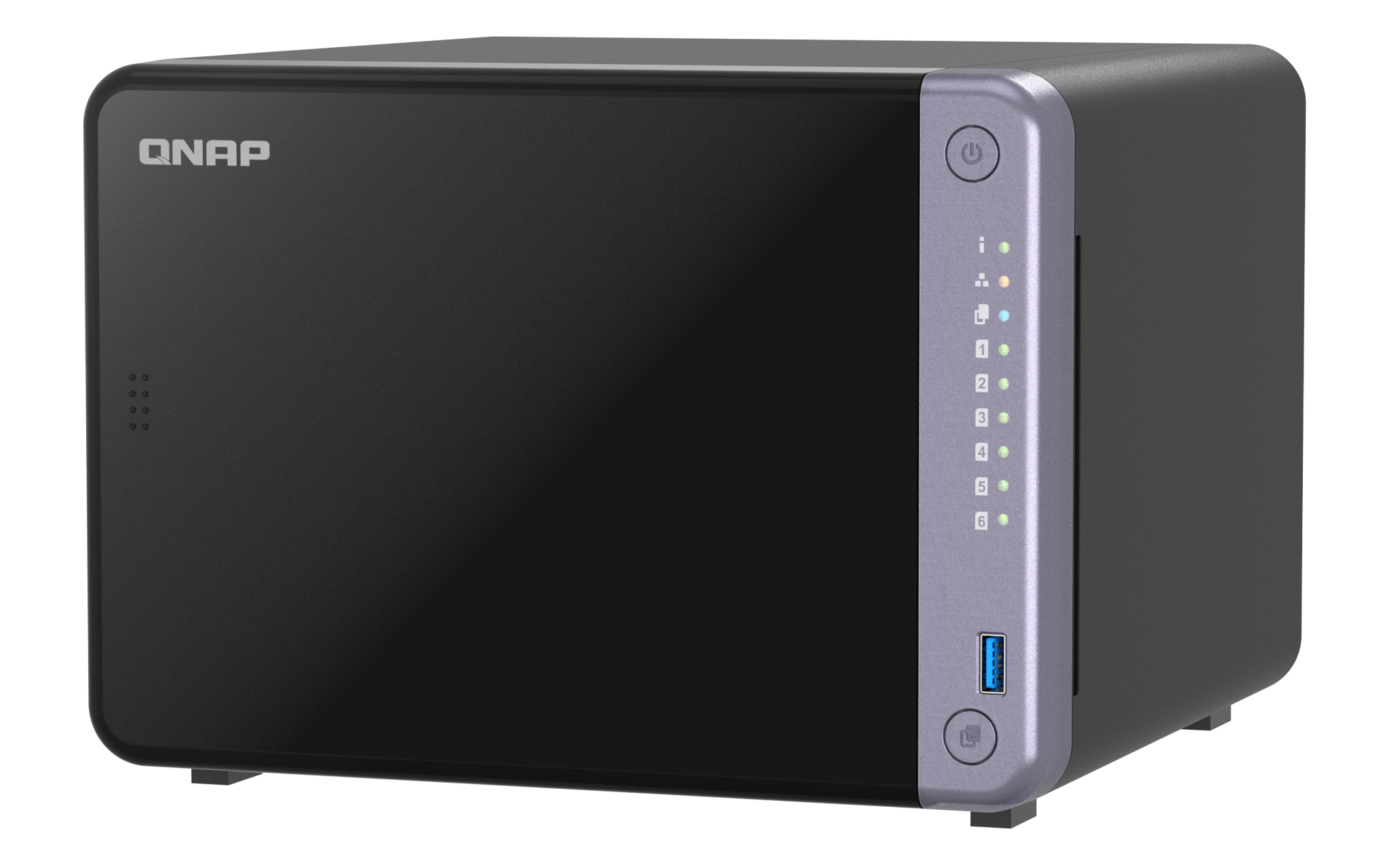 QNAP 6diskli Alpine AL524 QC-4GB RAM-2-10GbE SFP+ Nas Server TS-632X