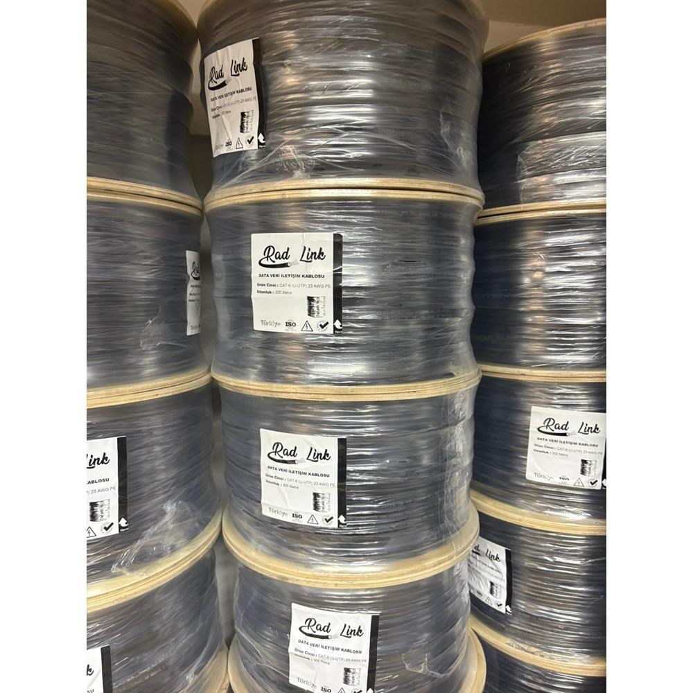 RADLINK CAT-6 U-UTP 23 AWG (CCA/PE) 305'LİK DATA VERİ İLETİŞİM KABLO - CABLE
