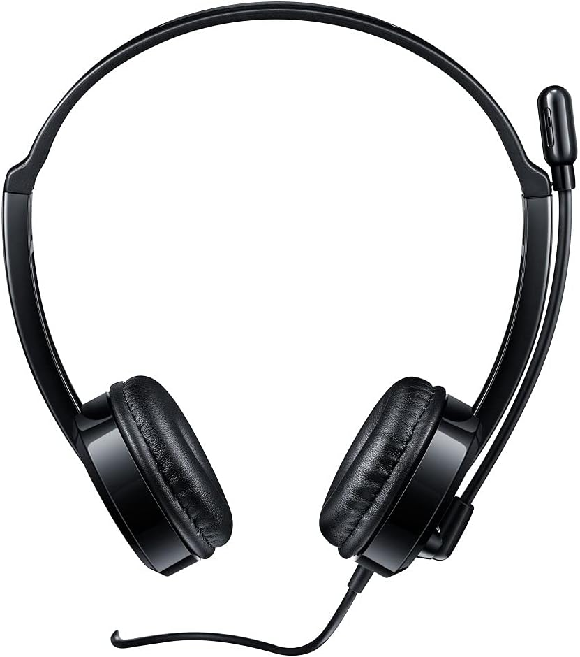 RAPOO H100 Kablolu Kulak Üstü Kulaklık - Mikrofonlu - 3.5mm - Siyah