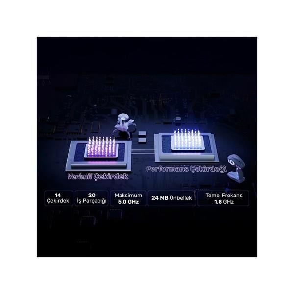 RAXIUS MP M1A İ9 3080-129H001 CORE i9 12900H 16GB RAM 512GB NVME RTX 3080 FDOS MINI PC