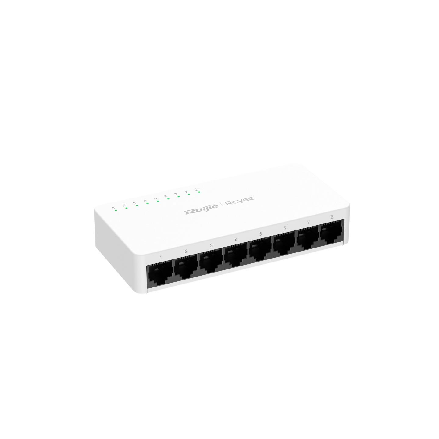 RUIJIE 8port Gigabit Yönetilemez Switch Reyee RG-ES08G-L