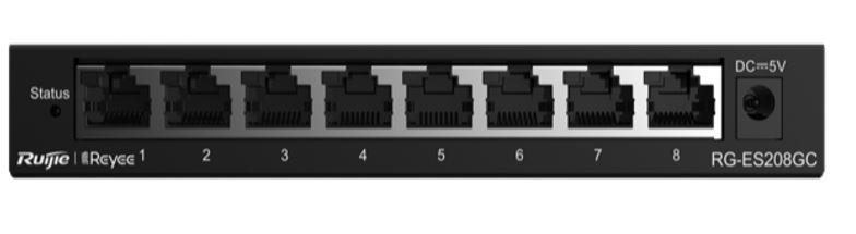 RUIJIE-REYEE RG-ES208GC 8 Port 10/100/1000 Yönetilebilir (L2) Switch