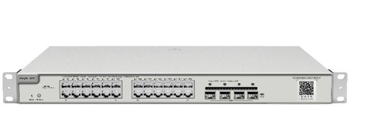 RUIJIE-REYEE RG-NBS3200-24GT4XS-P-V2 24 Port Gbit 24 Port PoE+ 370W 4xSFP Uplink Rack mount Yönetilebilir (L2) Switch