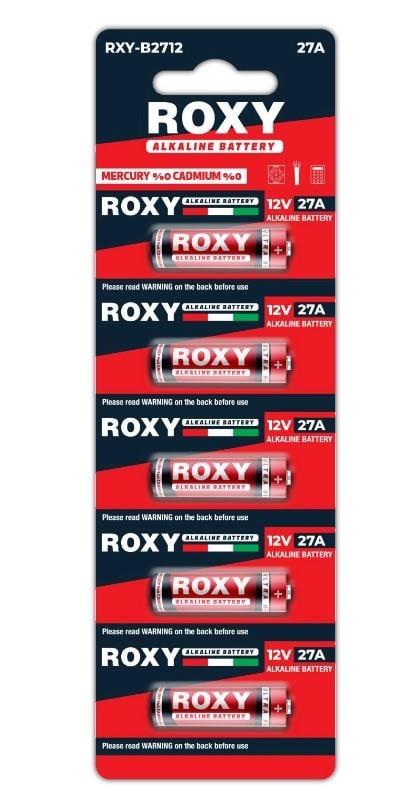 Roxy RXY-B2712 12V 27A İnce Seri Alkalin Pil - 5'li Paket