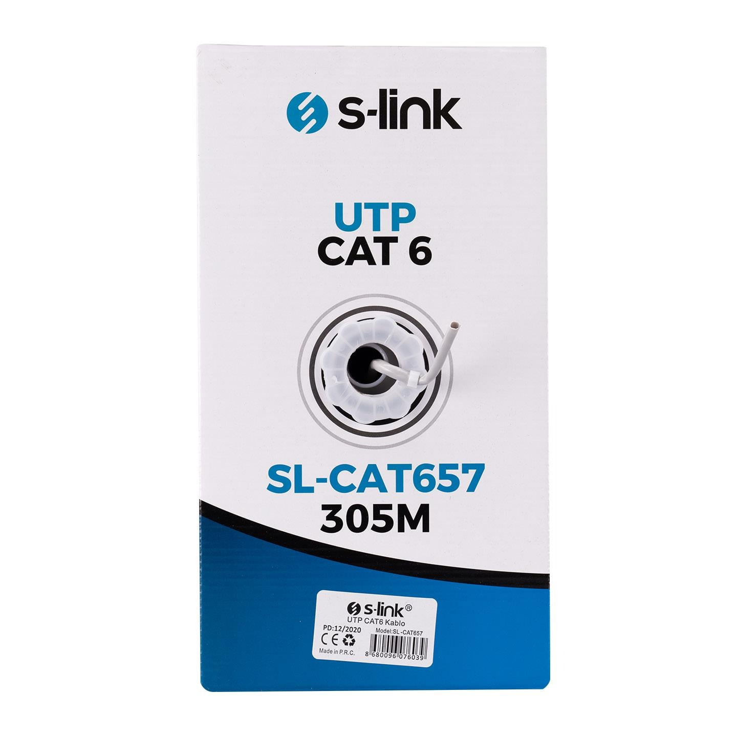 S-LINK SL-CAT657 CAT6 UTP 305 Metre 23awg Network Kablosu