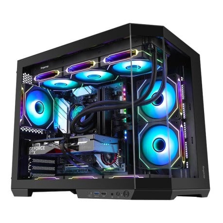 SEGOTEP Lumi 3T 750W 80+ BR GEN5 6x12CM ARGB FAN E-ATX 1xUSB2.0/1xUSB3.0 SİYAH GAMING KASA