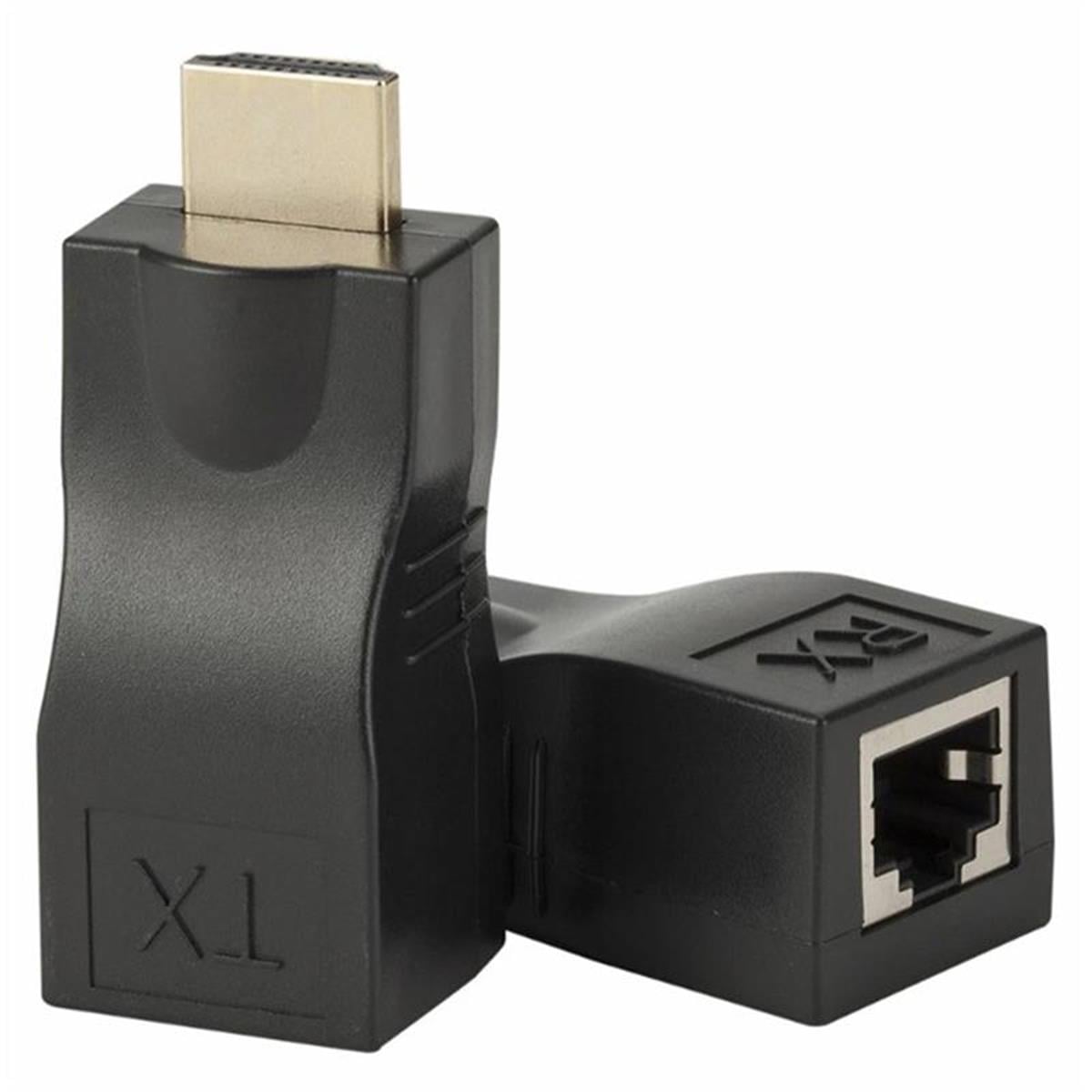 SENSEI 30 METRE HD-30 CAT6 HDMI EXTENDER İKİLİ MAVİ ADAPTÖR