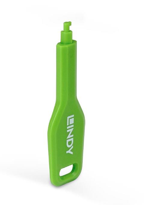 SFP Port Blocker key, Green