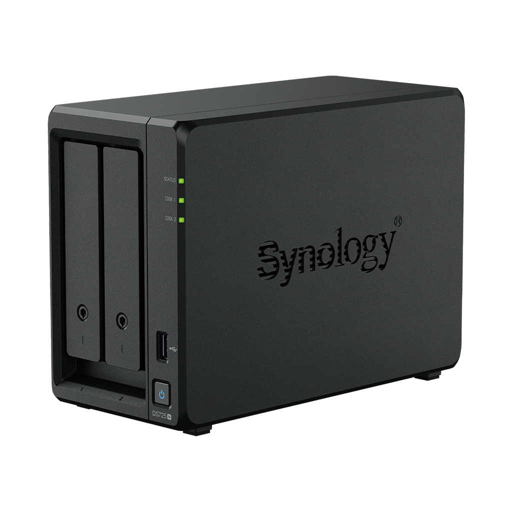 SYNOLOGY 2diskli Ryzen 1600-4GB RAM-2.5GbE Nas Server DS725 PLUS