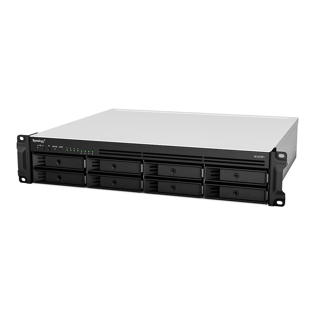 SYNOLOGY 8diskli Ryzen V1500B 32GB RAM-Gigabit Rack Nas Server RS1221RP PLUS (9935)