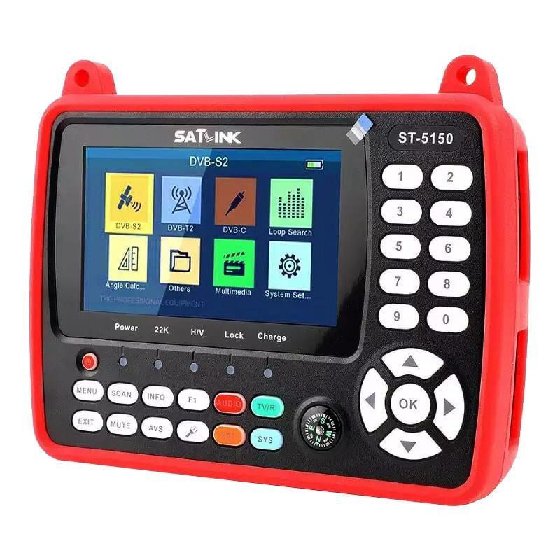 Satlink ST-5150 Combo DVB-S/S2/C/T/T2  - 4.3 Ekranlı Görüntülü Full HD Uydu Yön Bulucu