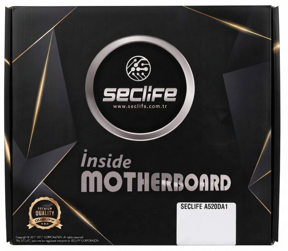 SecLife A520DA1 DDR4 HDMI PCIe 16X v2.0 AM4 mATX