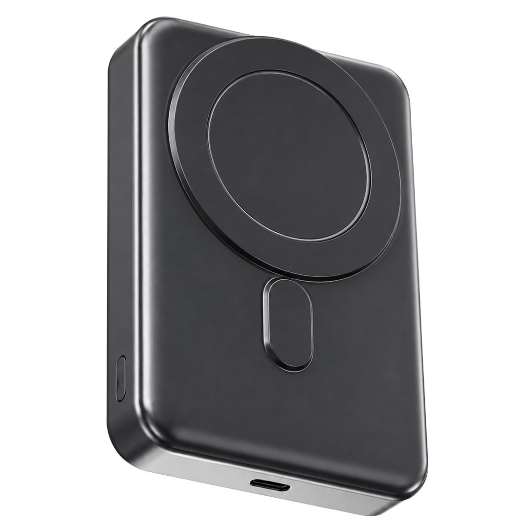 Snapron SNP-3025 22.5W LCD Erkan Magsafe PD 10.000mAh Kablosuz Hızlı Şarjlı Powerbank