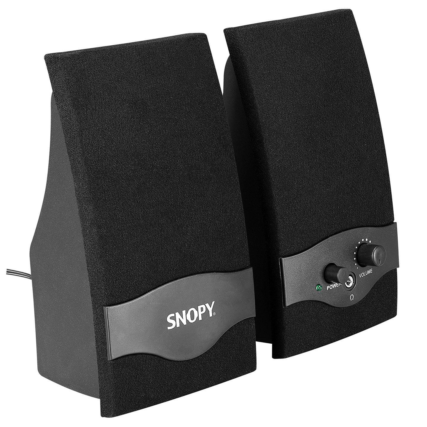 Snopy SN-84 2WRMS USB2.0+3,5mm siyah speaker
