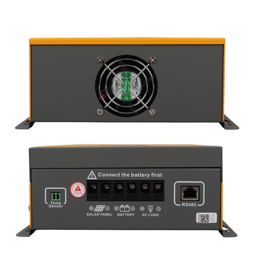 Sunsolar MPK50 MPPT Solar Şarj Kontrol Cihazı 50A (12V/24V/36V/48V Otomatik) 150V Maksimum PV LCD Ekranlı RS485 Portlu