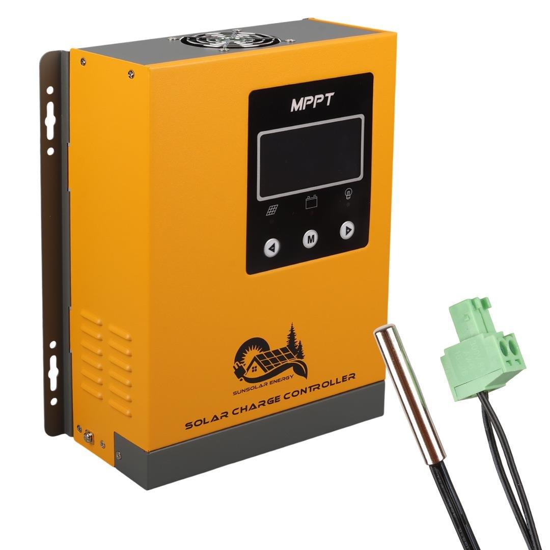 Sunsolar MPK50 MPPT Solar Şarj Kontrol Cihazı 50A (12V/24V/36V/48V Otomatik) 150V Maksimum PV LCD Ekranlı RS485 Portlu