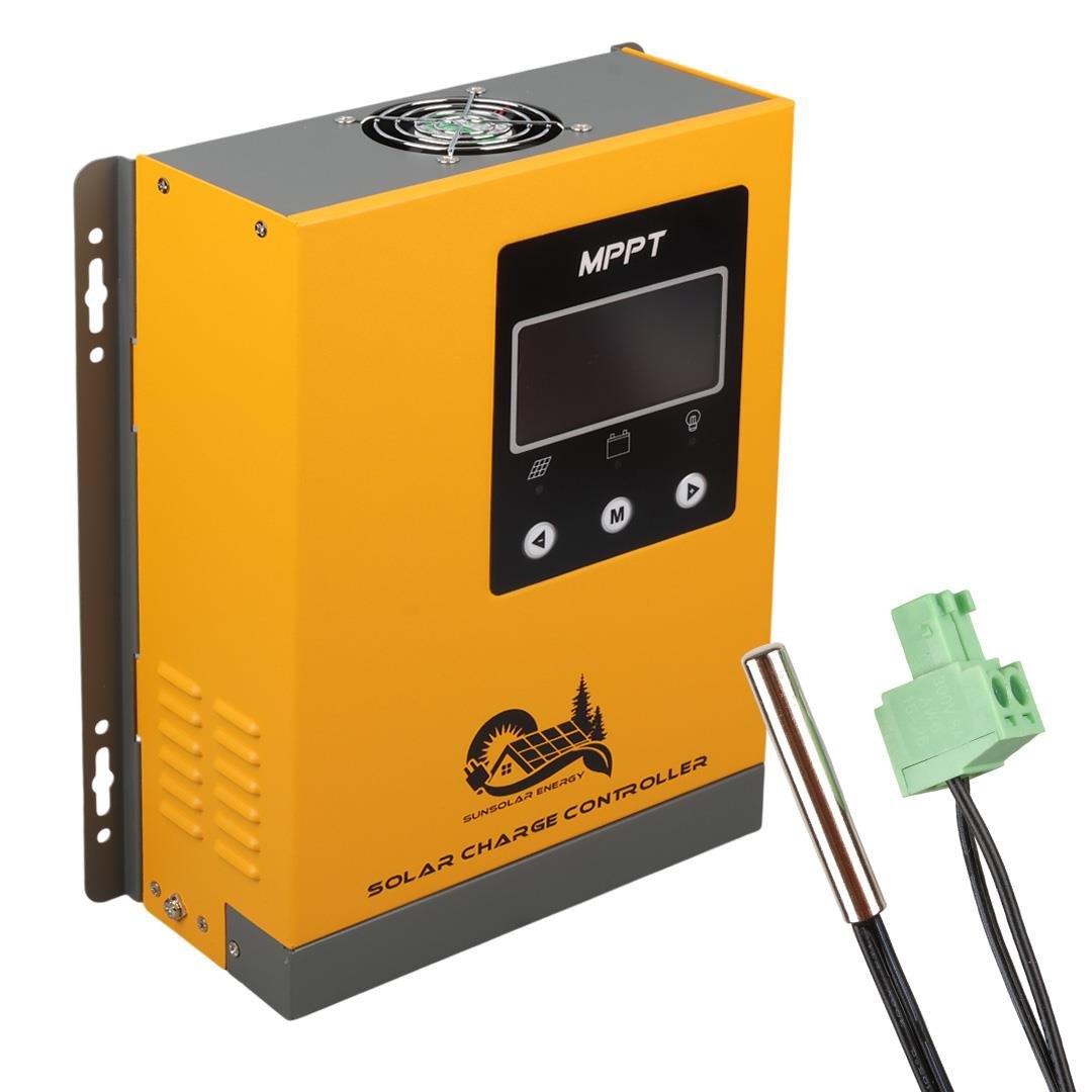 Sunsolar MPK60 MPPT Solar Şarj Kontrol Cihazı 60A (12V/24V/36V/48V Otomatik) 150V Maksimum PV LCD Ekranlı RS485 Portlu