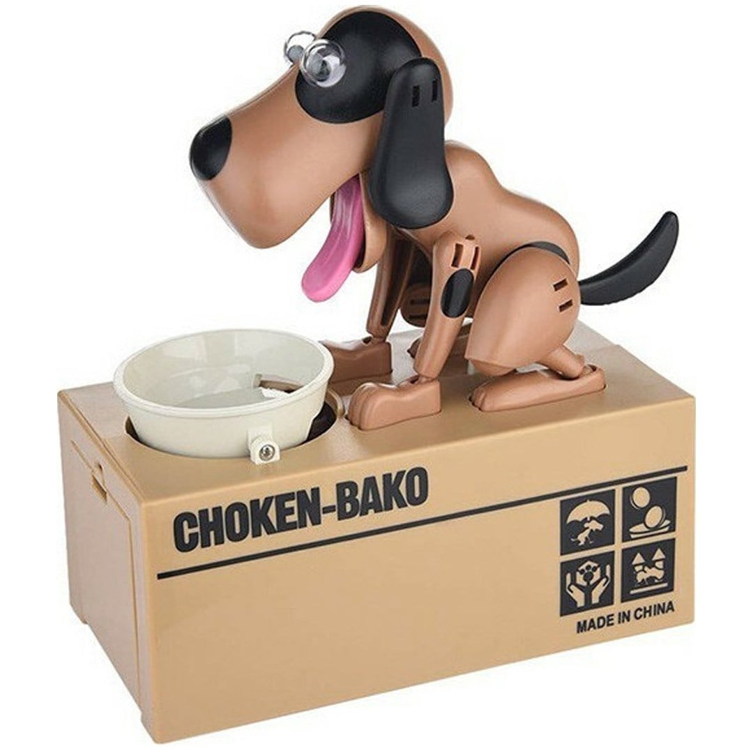 Sunup SN-14320 Sensörlü Para Yiyen Köpek Model Bozuk Para Kumbarası