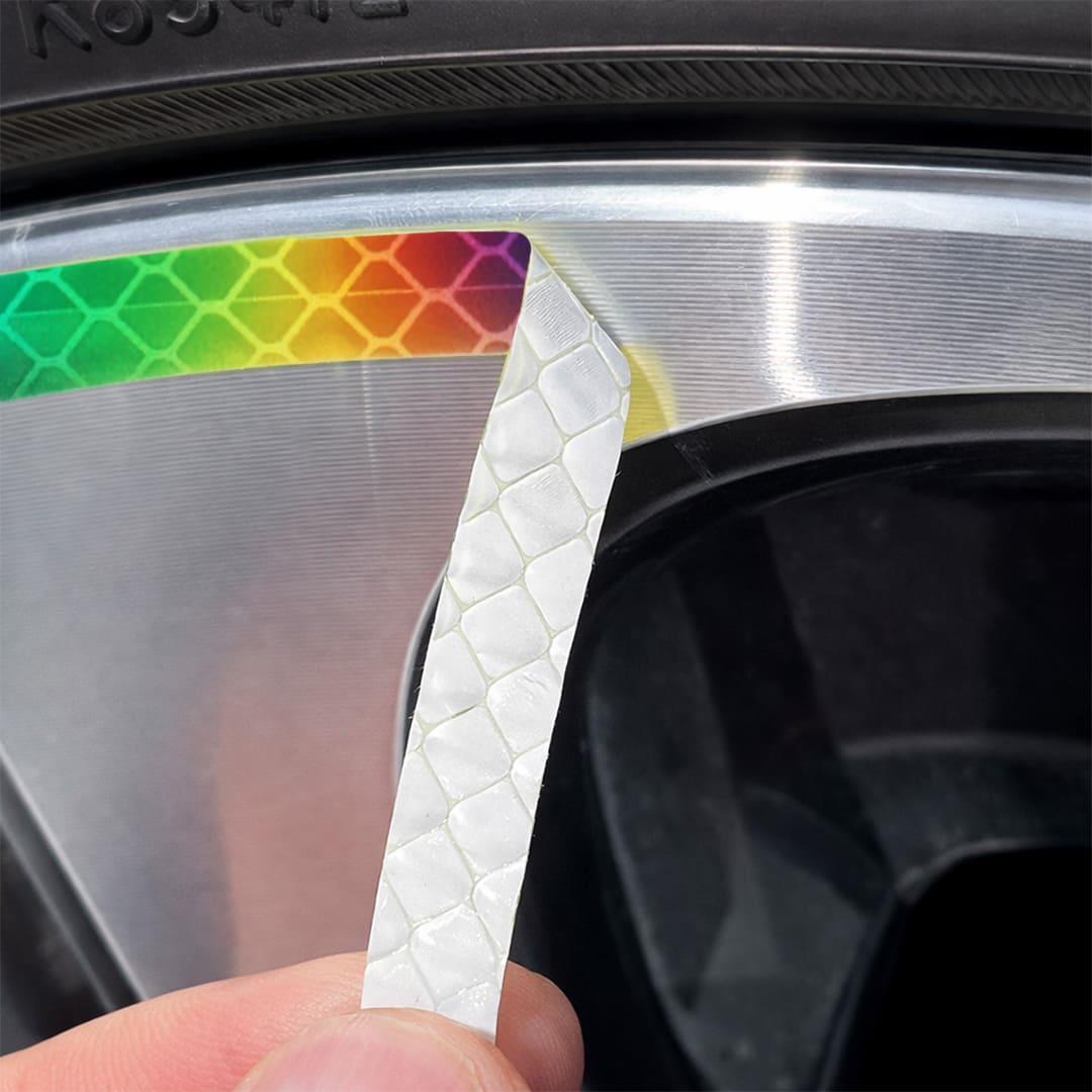 Sunup SN-29083 20li Araç Tekerlek Fosforlu Stıcker (Karışık Renk)