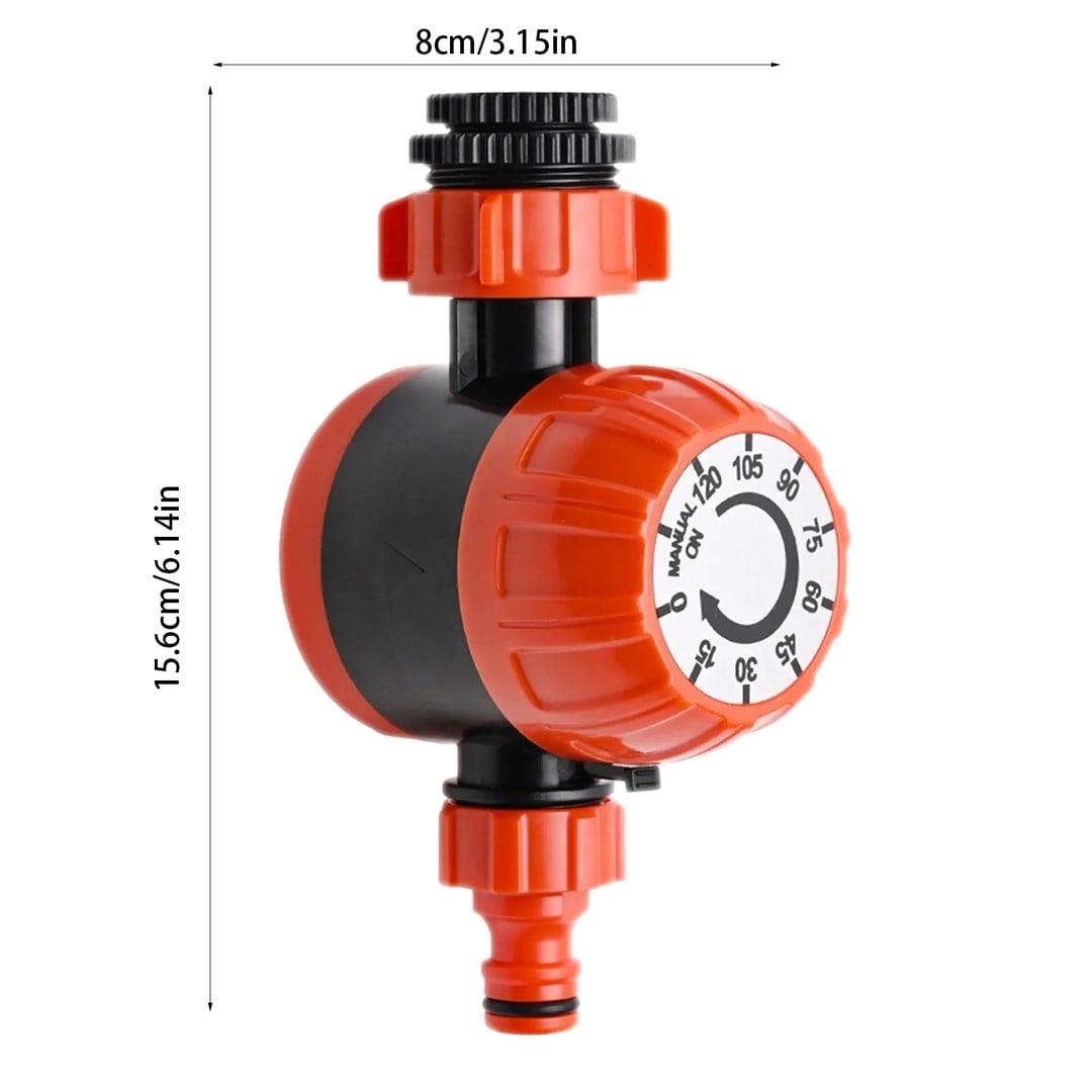 Sunup SN-29309 Mekanik Bahçe Musluk Sulama Zamanlayıcısı 120 Dakika Hassas Ayarlı Manuel Kontrol