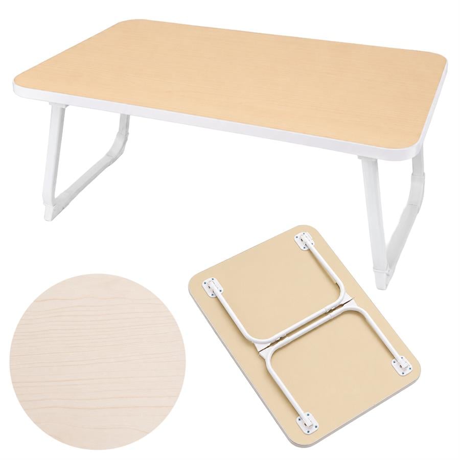 Sunup SN-29693 Katlanabilir Laptop Masası ve Yatak Koltuk Üzeri Tepsisi Ahşap Desen 60x40cm