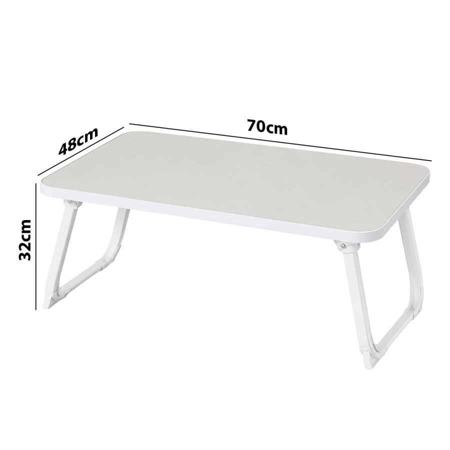 Sunup SN-29694 Katlanabilir Laptop Masası ve Yatak Koltuk Üzeri Tepsisi Beyaz 70x48cm