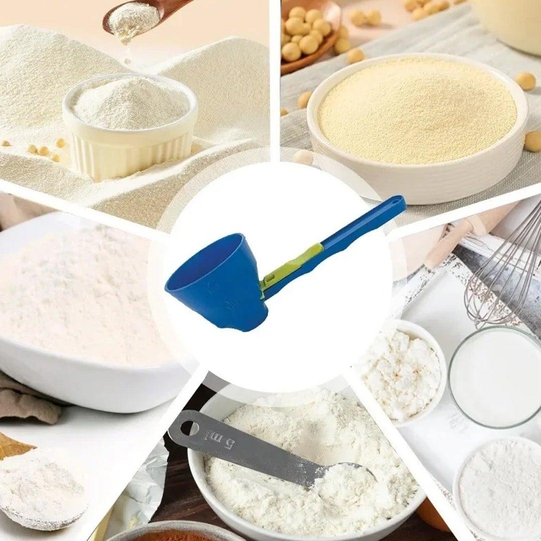 Sunup SN-29959 Kaydırmalı Ayarlı 2in1 Mutfak Ölçü Kaşığı