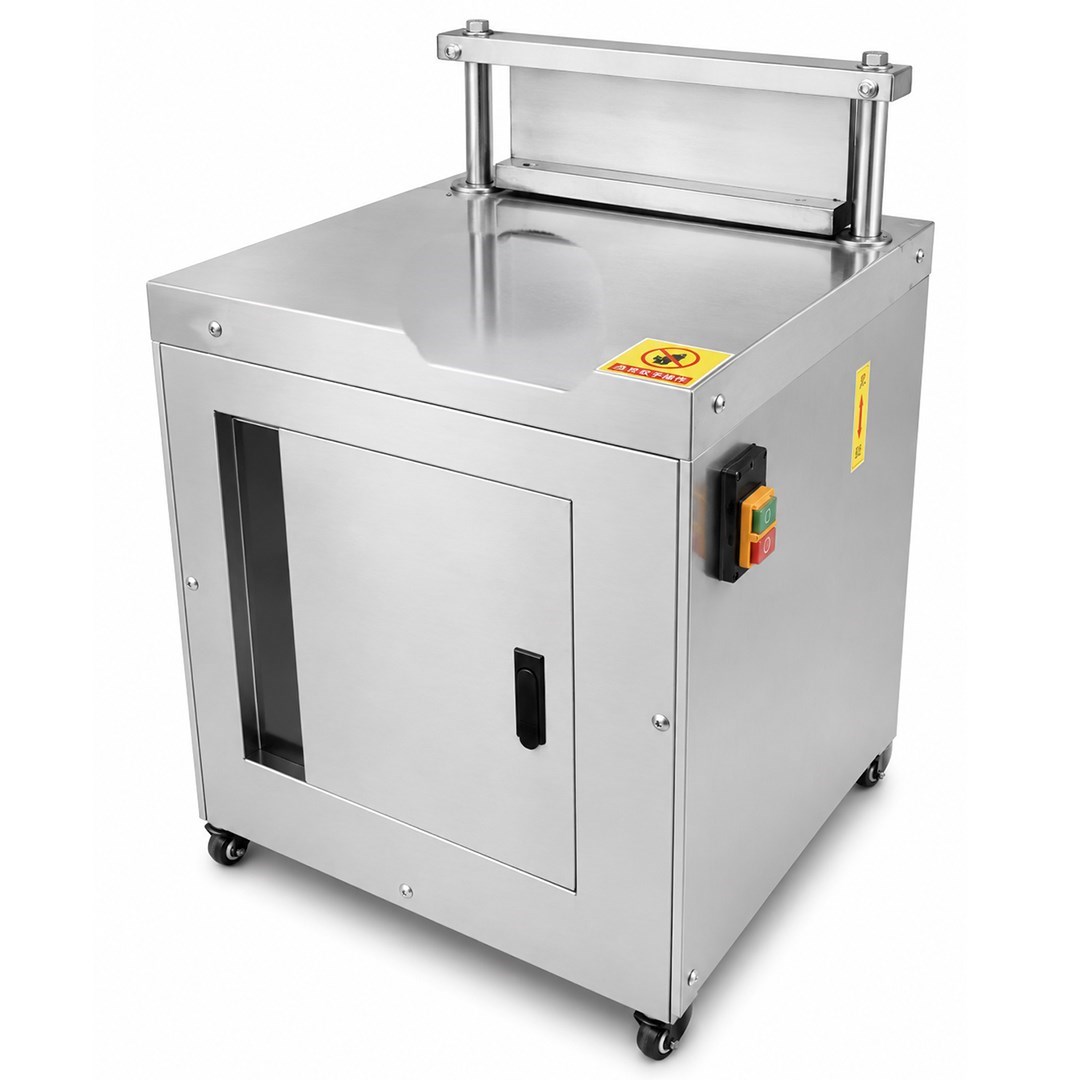 Sunup SN-30966 Endüstriyel Et ve Kemik Kesme Makinesi Paslanmaz Çelik Büyük Boy Giyotin Dilimleyici