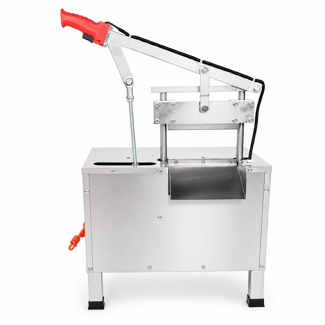 Sunup SN-30982 Otomatik Kemik ve Et Kesme Makinesi Gıda Sınıfı Paslanmaz Çelik Endüstriyel Giyotin Dilimleyici