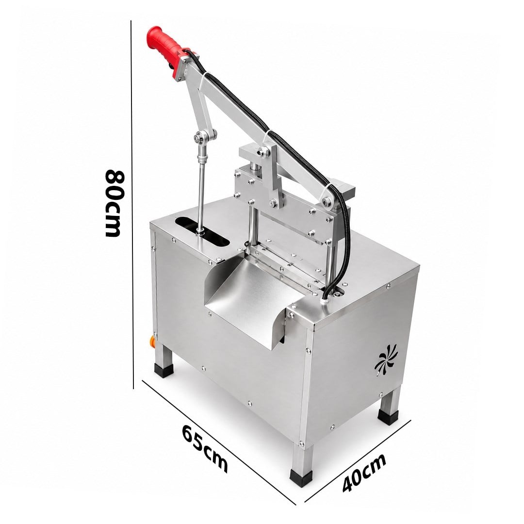 Sunup SN-30982 Otomatik Kemik ve Et Kesme Makinesi Gıda Sınıfı Paslanmaz Çelik Endüstriyel Giyotin Dilimleyici