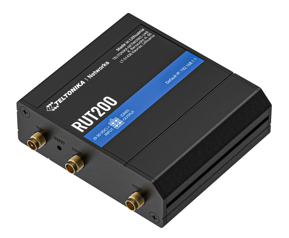 TELTONIKA RUT200 2.4GHZ EV Ofis Tipi  4G/5G LTE Router