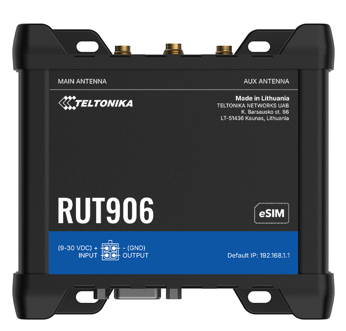 TELTONIKA RUT906 2.4GHZ EV Ofis Tipi  4G/5G LTE Router