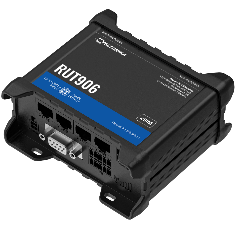 TELTONIKA RUT906 2.4GHZ EV Ofis Tipi  4G/5G LTE Router