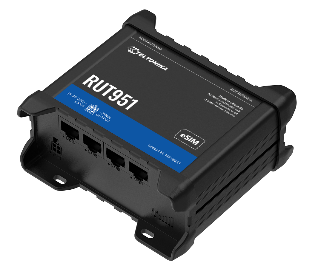 TELTONIKA RUT951 2.4ghz Ev Ofis Tipi 4G/5G LTE Router