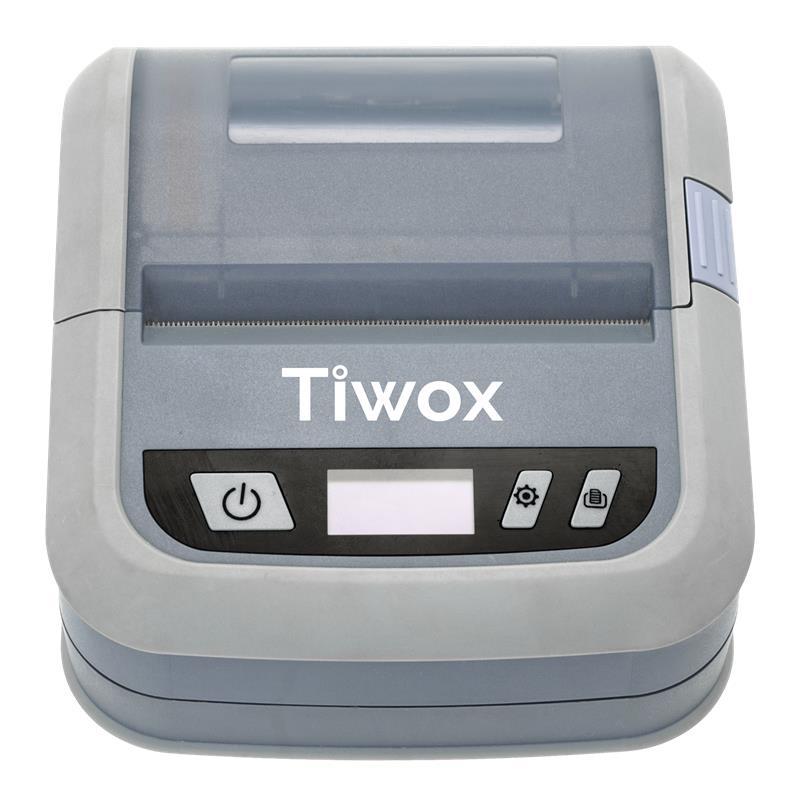 TIWOX BT-5050 DİREKT TERMAL 80MM USB+BLUETOOTH OLED EKRAN (128*64) TAŞINABİLİR BARKOD YAZICI