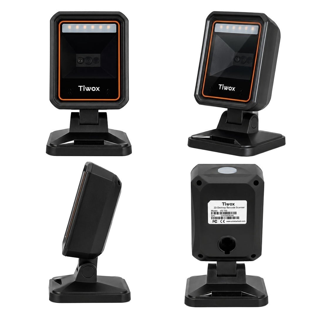 TIWOX VS-170 2D Karekod Kablolu USB Masaüstü Barkod Okuyucu