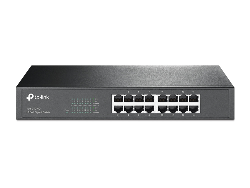 TP-LINK 16port Gigabit Yönetilemez Switch TL-SG1016D