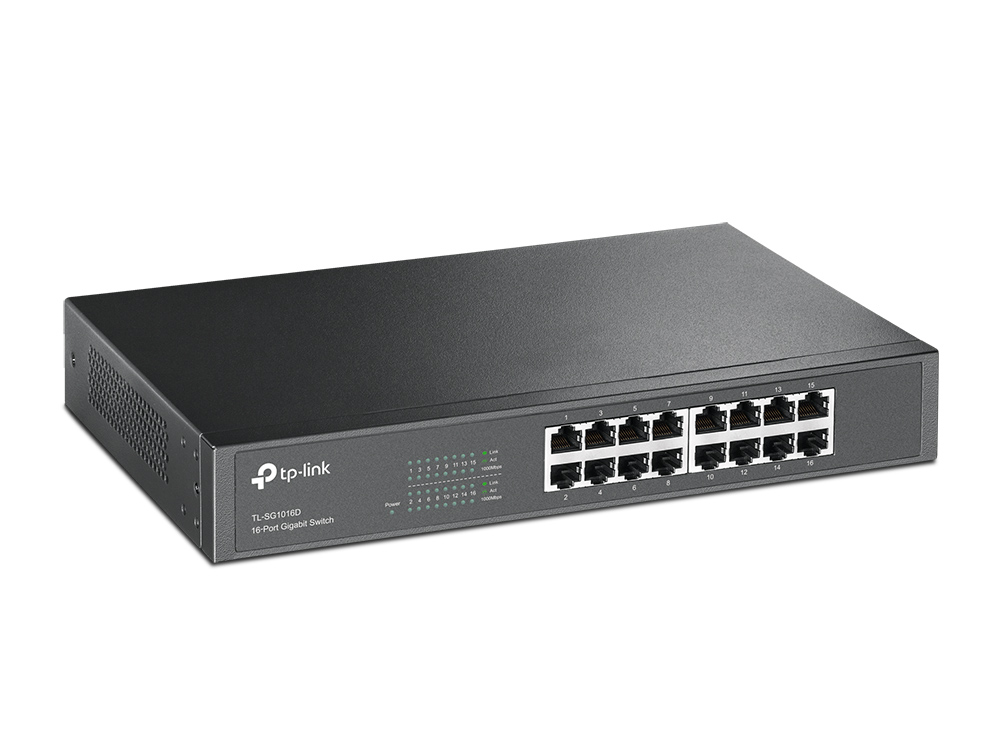 TP-LINK 16port Gigabit Yönetilemez Switch TL-SG1016D