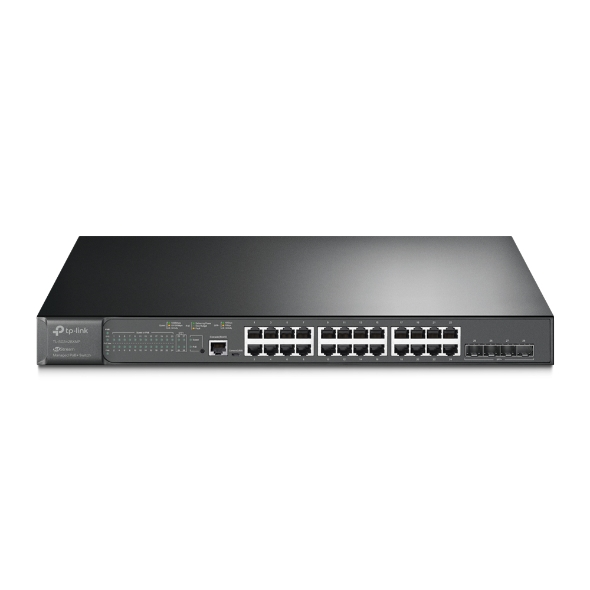 TP-LINK 24port PoE 384w 4-SFP 10GE / Gigabit Yönetilebilir Switch TL-SG3428XMP
