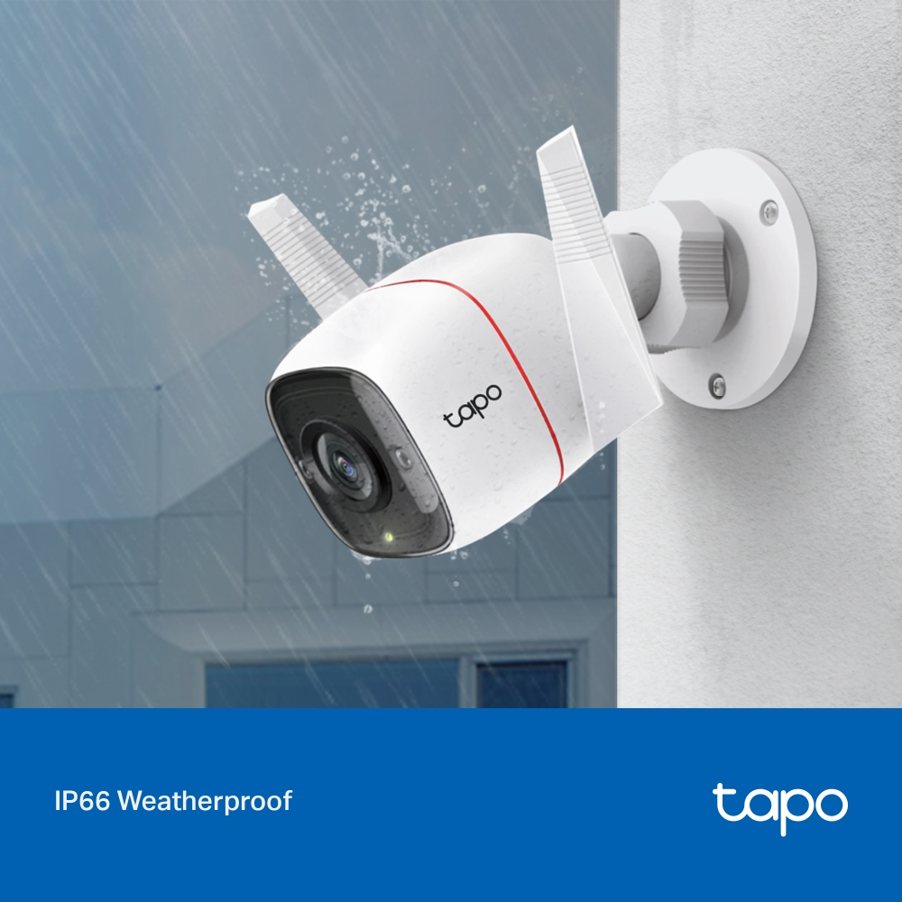 TP-LINK 3MP Bullet 3.9MM Wıfı Kablosuz IP Kamera Tapo C310