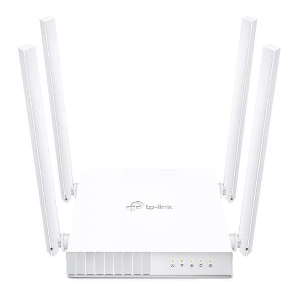 TP-LINK ARCHER C24 4 Port 10/100Mbps AC750 4 Anten Masaüstü Dual-Band Wi-Fi Router
