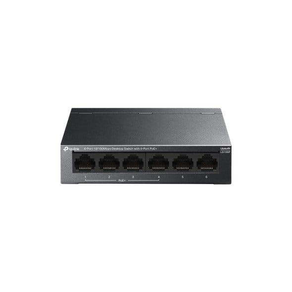 TP-LINK LS106P 6PORT 10/100 YÖNETİLEMEZ POE SWITCH